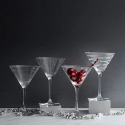 MIKASA Cheers® Set Of 4 Martini Glasses -Mikasa cheers set of 4 martini glasses SW910 417 9