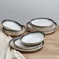 MIKASA Cole 12 Piece Dinnerware Set, Service For 4 -Mikasa cole 12 piece dinnerware set service for 4 5297380 2