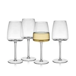 MIKASA Cora Set Of 4 White Wine Glasses