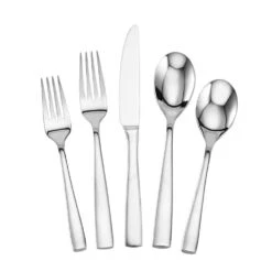 MIKASA Delano Forged 20 Piece Flatware Set, Service For 4