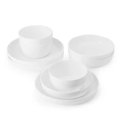 MIKASA Delray 9 Piece Dinnerware Bowl Set, Service For 3