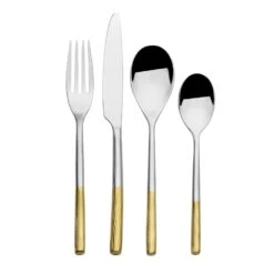 MIKASA Duval Forged 16 Piece Flatware Set, Service For 4