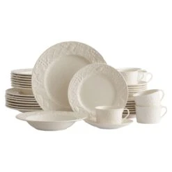 MIKASA English Countryside 40 Piece Dinnerware Set, Service For 8