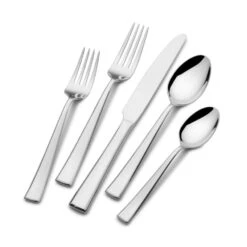 MIKASA Essex Satin 65 Piece Flatware Set, Service For 12