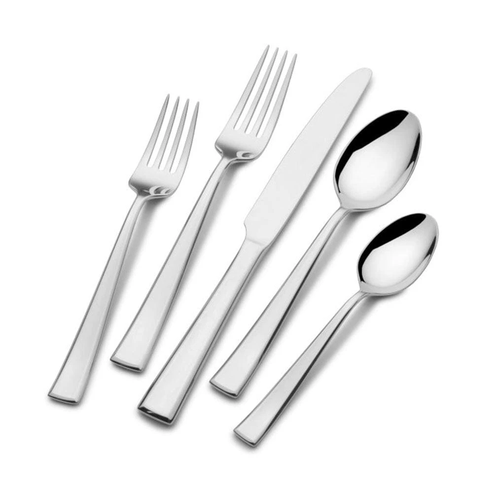 MIKASA Essex Satin 65 Piece Flatware Set, Service For 12 1 MIKASA Essex Satin 65 Piece Flatware Set, Service For 12