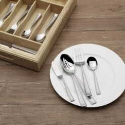 MIKASA Essex Satin 65 Piece Flatware Set, Service For 12 7 MIKASA Essex Satin 65 Piece Flatware Set, Service For 12 -Mikasa essex satin 65 piece flatware set service for 12 5280577 3