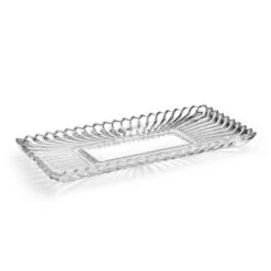 MIKASA Estate Crystal Rectangular Tray
