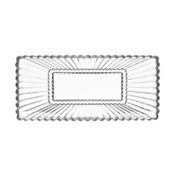 MIKASA Estate Crystal Rectangular Tray -Mikasa estate crystal rectangular tray 5296637 3