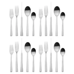 MIKASA Forged Petra 20 Piece Flatware Set, Service For 4 8 MIKASA Forged Petra 20 Piece Flatware Set, Service For 4 -Mikasa forged petra 20 piece flatware set service for 4 5296514 4