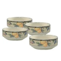 MIKASA Garden Harvest® Fruit Bowls, Set Of 4