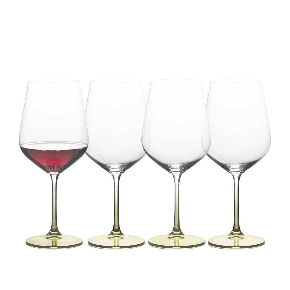 MIKASA Gianna Ombre Sage Set Of 4 Red Wine Glasses 1 MIKASA Gianna Ombre Sage Set Of 4 Red Wine Glasses