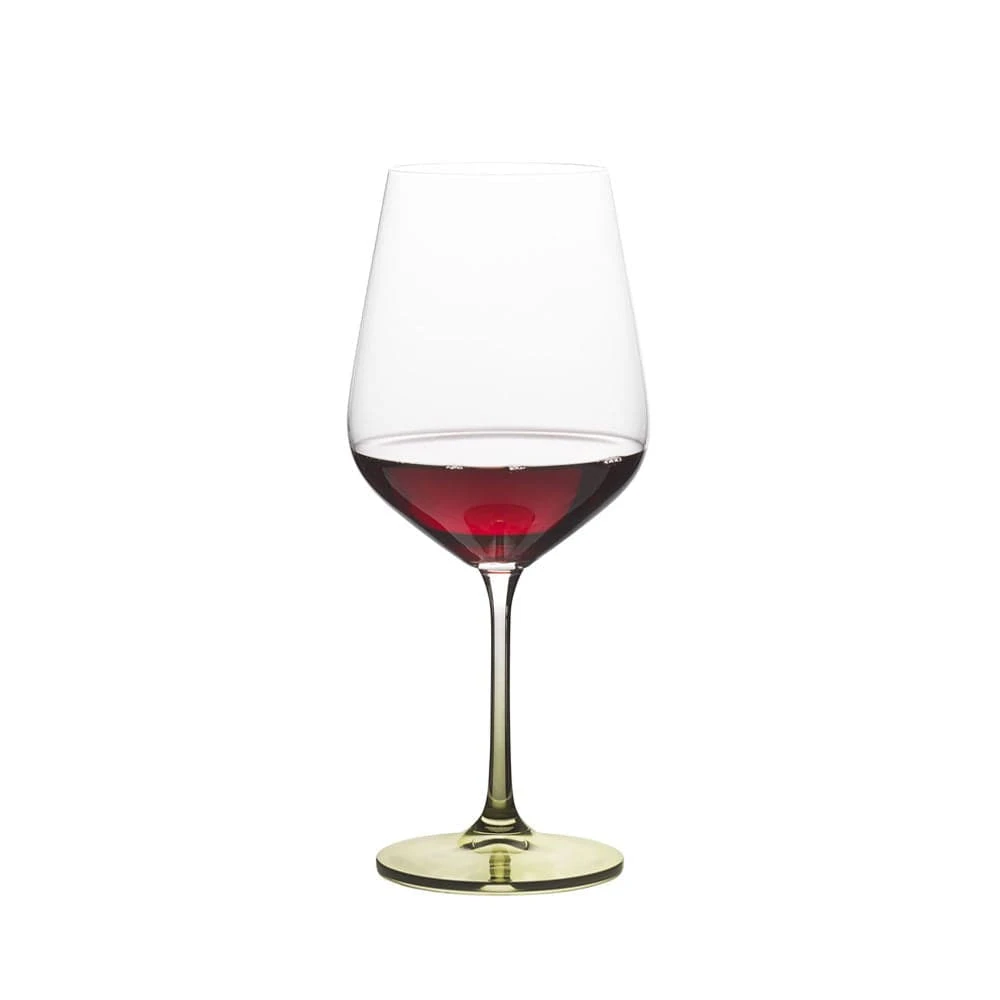 MIKASA Gianna Ombre Sage Set Of 4 Red Wine Glasses 4 MIKASA Gianna Ombre Sage Set Of 4 Red Wine Glasses - Image 4
