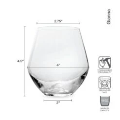 MIKASA Gianna Ombre Sage Set Of 4 Stemless Wine Glasses 6 MIKASA Gianna Ombre Sage Set Of 4 Stemless Wine Glasses -Mikasa gianna ombre sage set of 4 stemless wine glasses 5289779 3