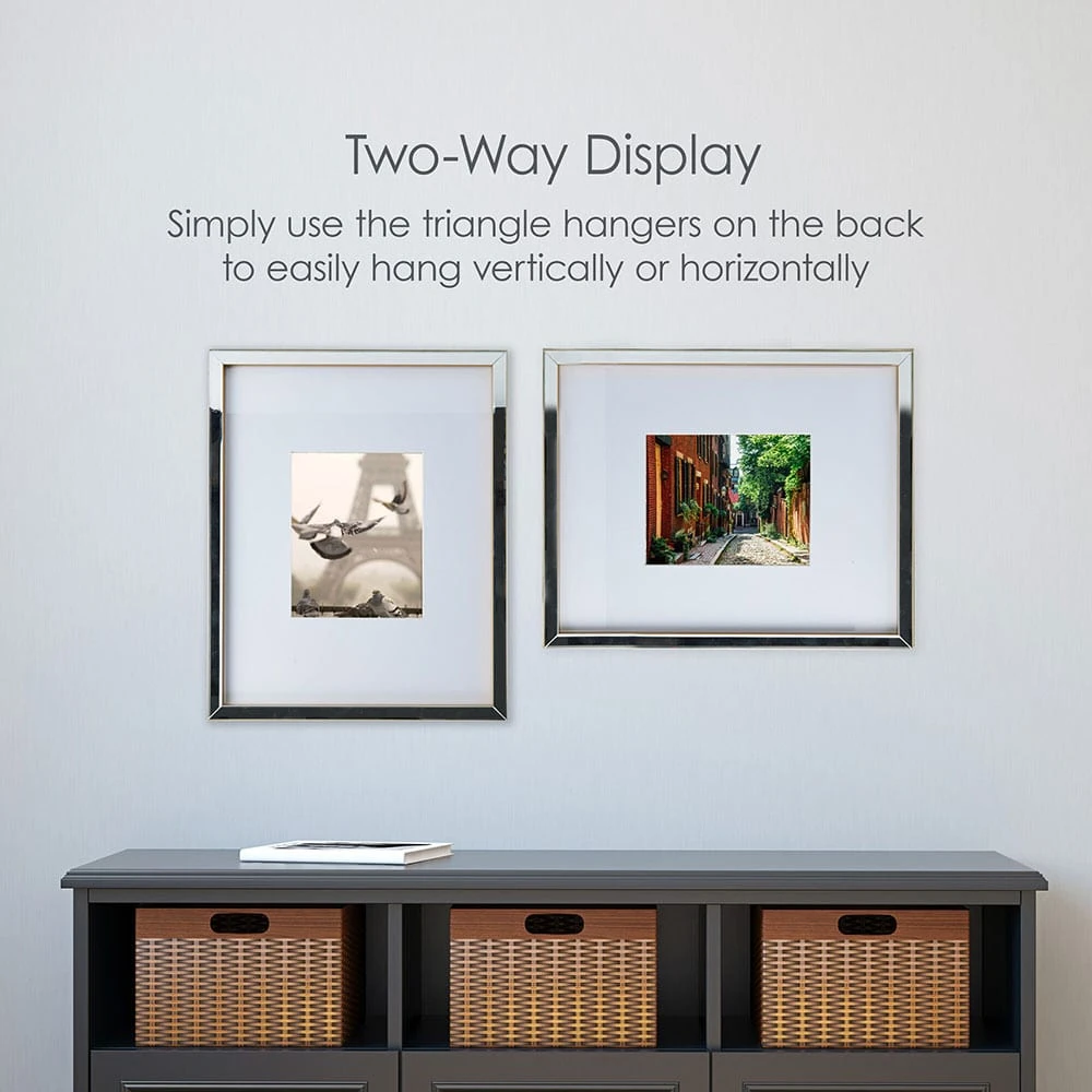 MIKASA Gold Mirror 16 X 20 Gallery Frame, Matted To 8 X 10 4 MIKASA Gold Mirror 16 X 20 Gallery Frame, Matted To 8 X 10 - Image 4