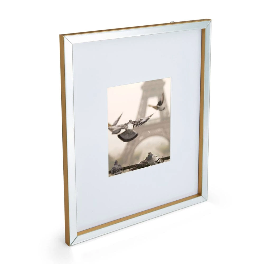 MIKASA Gold Mirror 16 X 20 Gallery Frame, Matted To 8 X 10 6 MIKASA Gold Mirror 16 X 20 Gallery Frame, Matted To 8 X 10 - Image 6