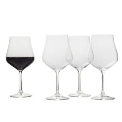 MIKASA Grace Set Of 4 Red Wine Glasses