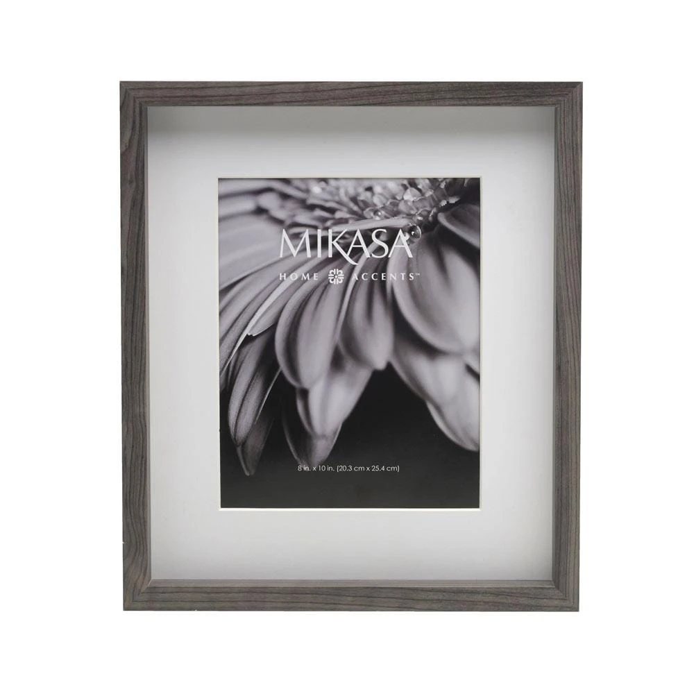 MIKASA Gray 12 X 14 Gallery Frame, Matted To 8 X 10 1 MIKASA Gray 12 X 14 Gallery Frame, Matted To 8 X 10