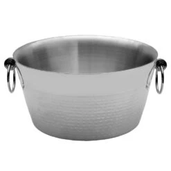 MIKASA Hammered And Polished Beverage Tub, 12 Quart