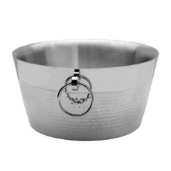 MIKASA Hammered And Polished Beverage Tub, 12 Quart -Mikasa hammered and polished beverage tub 5274989 4