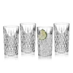 MIKASA Harding Set Of 4 Collins Tumbler Glasses