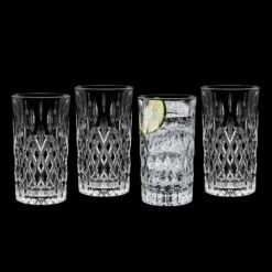 MIKASA Harding Set Of 4 Collins Tumbler Glasses -Mikasa harding set of 4 collins tumbler glasses 5296436 3