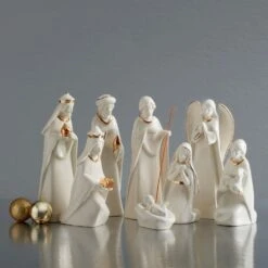 MIKASA Holiday Splendor 8 Piece Nativity Set -Mikasa holiday splendor 8 piece nativity set 5285048 2
