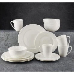 MIKASA Indira 16 Piece Dinnerware Set, Service For 4 -Mikasa indira 16 piece dinnerware set service for 4 5280363 3