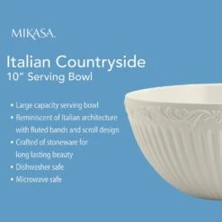 MIKASA Italian Countryside® 10 Inch Serve Bowl -Mikasa italian countryside 10 inch serve bowl 5085633 3