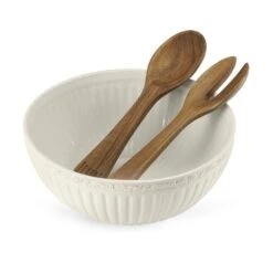 MIKASA Italian Countryside® Salad Serving Bowl With Serving Utensils