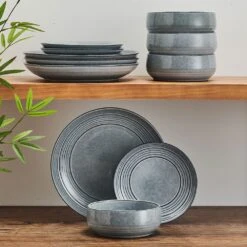 MIKASA Jensen 12 Piece Dinnerware Set, Service For 4 -Mikasa jensen 12 piece dinnerware set service for 4 5305722 3