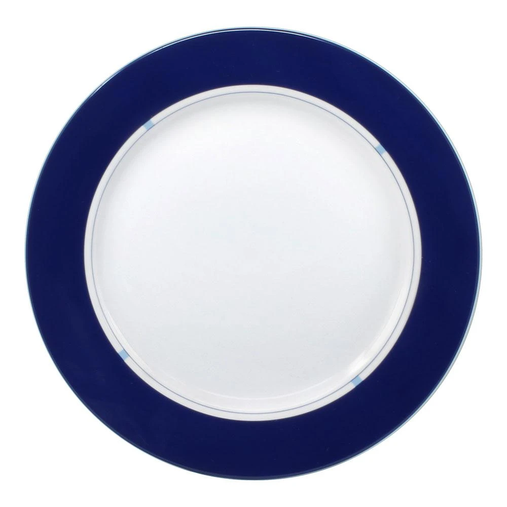 MIKASA Jet Set Blue Accent Dinner Plate 1 MIKASA Jet Set Blue Accent Dinner Plate