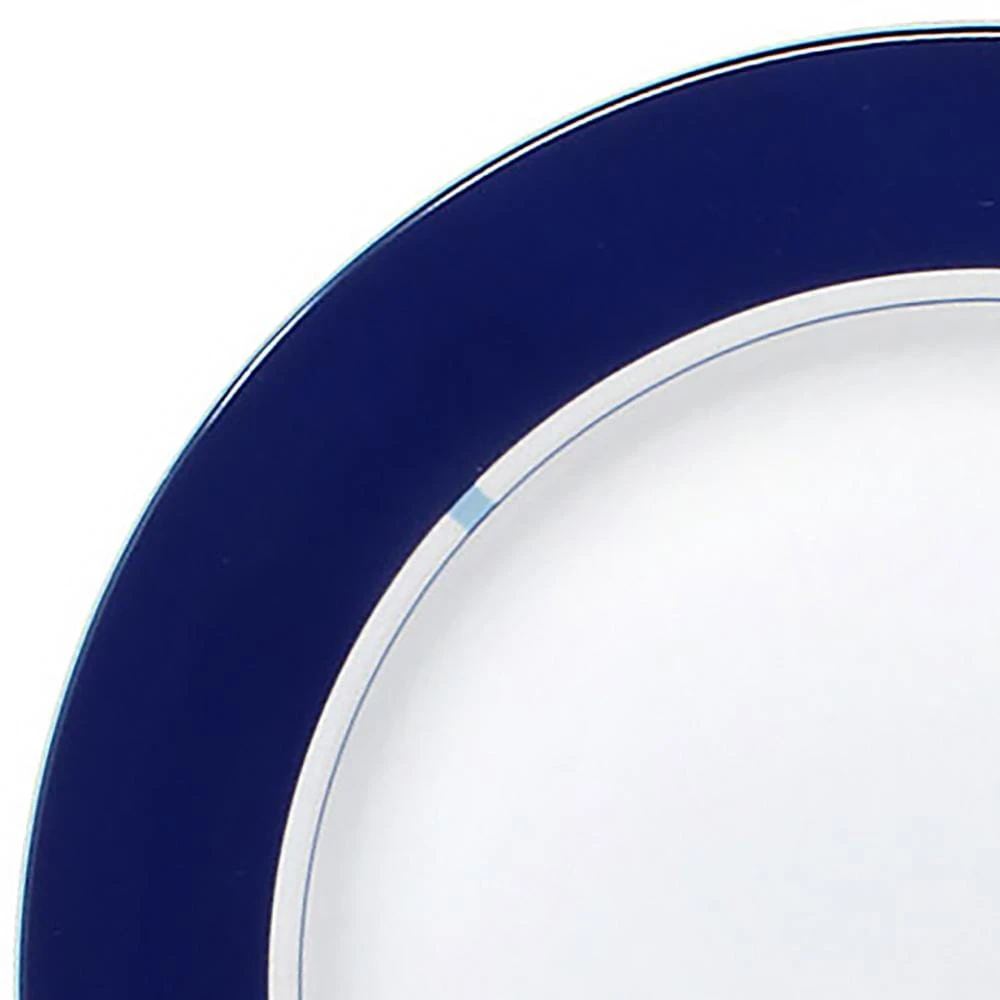 MIKASA Jet Set Blue Accent Dinner Plate 2 MIKASA Jet Set Blue Accent Dinner Plate - Image 2