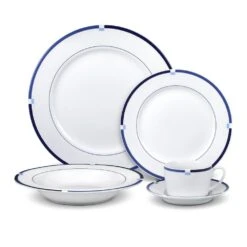 MIKASA Jet Set Blue Dinnerware Set