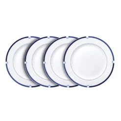 MIKASA Jet Set Blue Set Of 4 Salad Plates