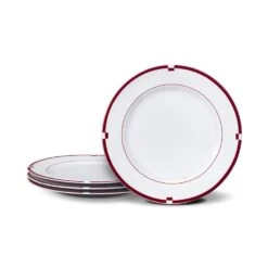 MIKASA Jet Set Red Set Of 4 Salad Plates