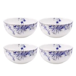 MIKASA Kaia Platinum Set Of 4 All Purpose Bowls