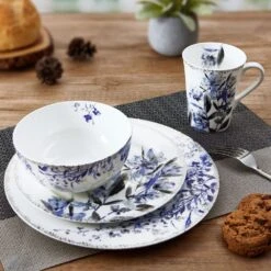 MIKASA Kaia Platinum Set Of 4 Dinner Plates -Mikasa kaia platinum set of 4 dinner plates 5289086 3