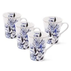 MIKASA Kaia Platinum Set Of 4 Mugs