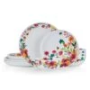 MIKASA Karina 12 Piece Dinnerware Set, Service For 4