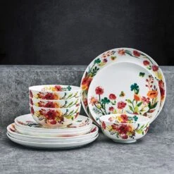 MIKASA Karina 12 Piece Dinnerware Set, Service For 4 -Mikasa karina 12 piece dinnerware set service for 4 5297625 3
