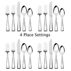 MIKASA Kirkland 20 Piece Flatware Set, Service For 4 -Mikasa kirkland 20 piece flatware set service for 4 5256533 2