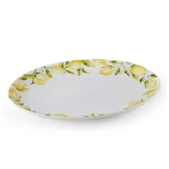 MIKASA Lemons Oval Serving Platter, 14 Inch