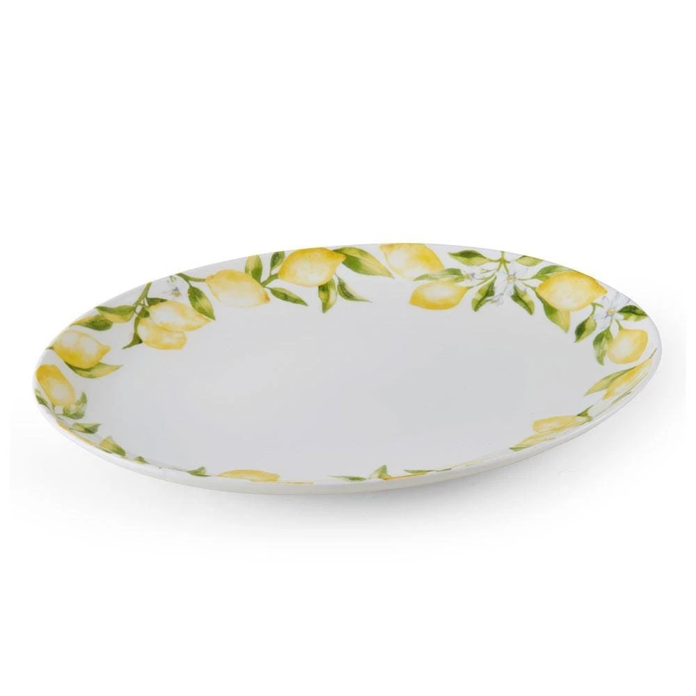 MIKASA Lemons Oval Serving Platter, 14 Inch 1 MIKASA Lemons Oval Serving Platter, 14 Inch