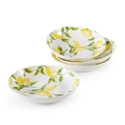 MIKASA Lemons Set Of 4 Pasta Bowls