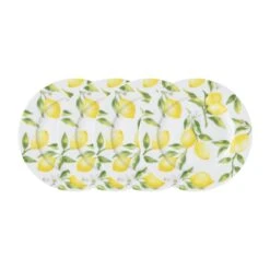MIKASA Lemons Set Of 4 Salad Plates