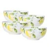 MIKASA Lemons Set Of 4 Soup Cereal Bowls