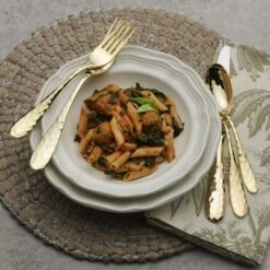 MIKASA Lilah Gold Plated 20 Piece Flatware Set, Service For 4 -Mikasa lilah gold plated 20 piece flatware set service for 4 5216524 4