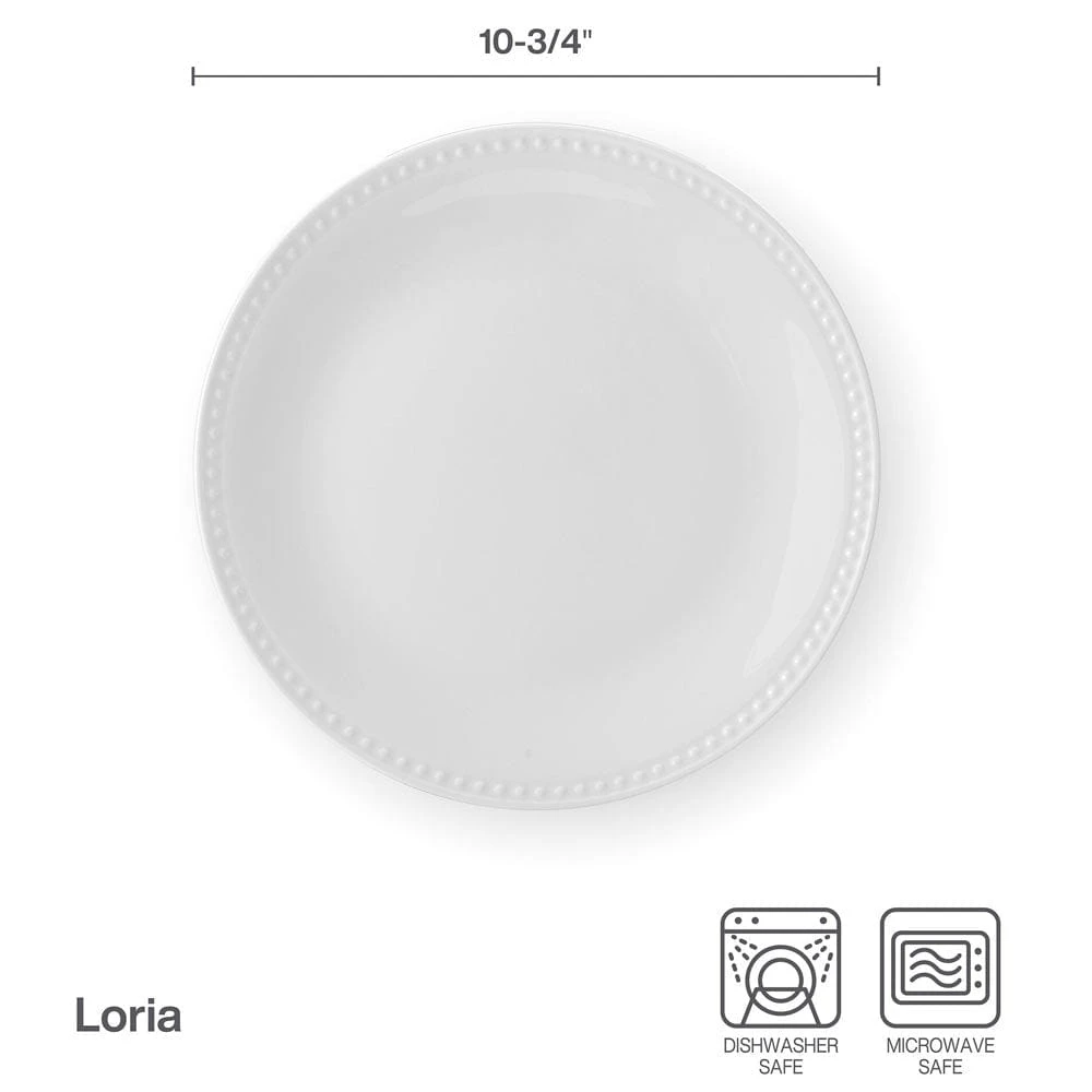 MIKASA Loria Set Of 4 Dinner Plates 5 MIKASA Loria Set Of 4 Dinner Plates - Image 5