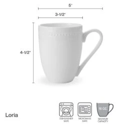 MIKASA Loria Set Of 4 Mugs -Mikasa loria set of 4 mugs K45291603 4