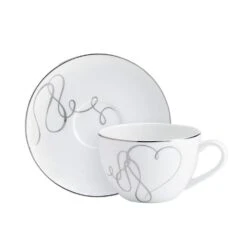 MIKASA Love Story Set Of 4 Teacups And Saucers -Mikasa love story set of 4 cups and saucers 5293353 5